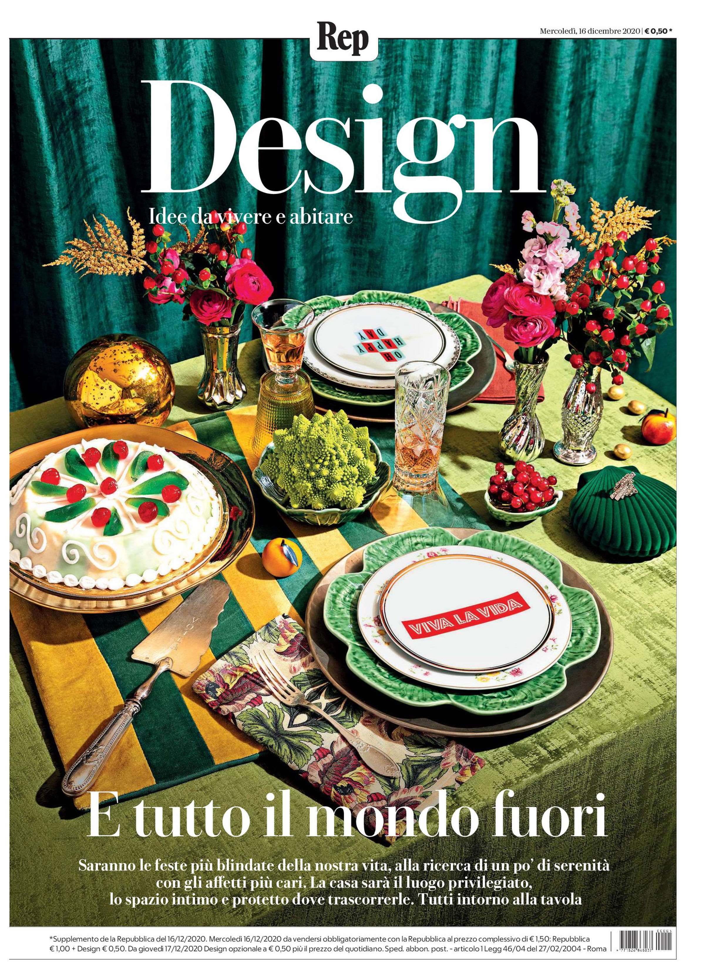 La Repubblica Design Italy December 2020